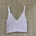 Aerie  Light Pink Knit Crop Top Photo 1