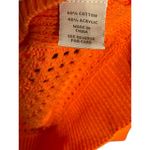 Neon Orange Fever Open Knit Long Photo 6