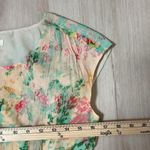Sundance  Silk Floral Print Dress‎ Sleeveless Pastel Cottagecore Summer Casual Photo 4