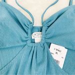 l*space L* Naomi Turquoise‎ Blue Strappy Sleeveless Cutout Midi Dress Beach Boho XL Photo 4