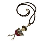 Coldwater Creek Vintage novelty doll charm Pendant necklace Photo 10