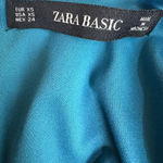 ZARA Pleated Jumpsuit Dress With Belt Cobalt Queen Letizia Photo 6