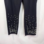 Isaac Mizrahi  LIVE! Size 14P Pants Black Pearl Beaded Dress Pants Trousers‎ 1026 Photo 4