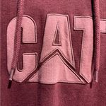 Caterpillar CAT workwear   sweatshirt hoodie women’s maroon sz S Photo 3