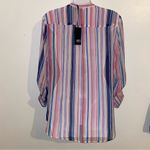 Kut From The Kloth Jasmine Printed Top Size Small In Watercolor Ivory Rosette π Photo 10