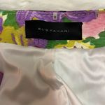 Elie Tahari  floral jacket‎ coat multicolor yellow purple snap front duster M C14 Photo 10