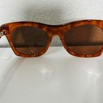 Bottega Veneta NEW Tortoiseshell Square Thick Sunglasses Havana Brown Square Cat Photo 7