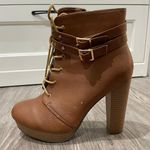 Top Moda Brown Ankle Boots Photo 3