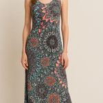 Magnolia Grace NEW Paisley Floral Sleeveless Maxi Dress Boho Vacation Size M Black Size M Photo 0