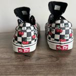 Vans Cherry Checkerboard Lace Up Women's Size 7 Shoe #886 Photo 4