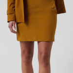 Athleta  Vienna Jupe Cargo‎ Skort in Brass Yellow Size 16 Plus NEW Photo 0