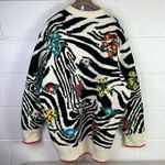 RTR Philosophy di Lorenzo SerafiniAnimal Print Oversized Sweater zebra thick 6 Black Photo 5
