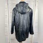 Modern Essentials Leather Jacket Black Size L Photo 2