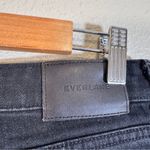 Everlane  Black The Arc Jeans Womens 29 Wide Leg Cropped Denim Casual High Rise Photo 7