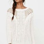 Rebecca Minkoff 💕💕 Fringe Barb Sweater Top ~ Canvas Off White Medium M NWT Photo 0