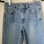 American Eagle  Jeans Women’s 2 Mom High Rise Tapered Light Wash Cotton M… Photo 3