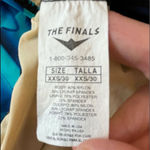 The Finals Competition One Piece Swimsuit Geometric Print XXS/30 Bright Blue Photo 3