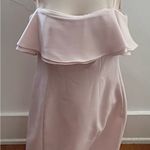 Karl Lagerfeld  Paris blush pink ruffle spaghetti straps bodycon dress, size 2 Photo 0