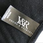 Young & reckless Y&R  Black Graphic Loose Tank Top Size Med GUC #4405 Photo 3