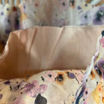 Sonia Rykel Layered Floral Mini Skirt Butterfly & Floral Motif Fairy Ethereal Purple Size 6 Photo 4