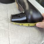 Aquatalia Vtg Women's Black Leather Block Heel Pumps Shoes Size 9 Made in Italy Photo 8