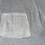 J. McLaughlin  Cardigan Womens XL Metallic Knit Open Front Pockets Shimmer Sparkle Photo 5