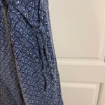 Duluth Trading Co Blue and White Midi Dress XS Photo 2