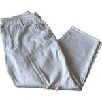 Old Navy  Womens White High-Rise Distressed Curvy OG Loose 20 Photo 0