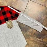 Acting Pro  Women’s Long Sleeve Plaid Sequin Pocket Shirt 1X Photo 4