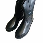 ASOS NWT Black Leather Boots Photo 4