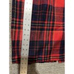 Liz Claiborne Vintage Skirt Wool Blend Red Plaid Secretary Academia Women’s 8 Photo 5