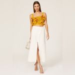 Jason Wu  Sweetheart Ruffled Crop Top‎ Sz 0 Photo 1