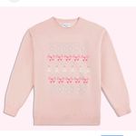 Stoney Clover Lane Stoney Clover x Disney Pink Holiday Sweatshirt Sz L/XL Photo 0