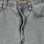 Levi's Levi’s SZ 30 Vintage Jeans Cropped Button-Fly Frayed Hem Light Wash Pockets Blue Photo 7