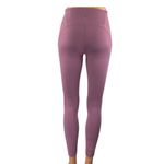 Lululemon InStill Purple Pink Mid Rise Cropped Yoga Athletic Leggings Pants Sz 4 Photo 2