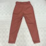 Hollister  High-Rise Belted Mom Jeans 👄 Size 3 Salmon Pink Photo 5