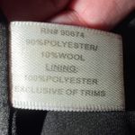 Boston Proper Black Tweed Chain Trim Blazer 8 Sequins Photo 3