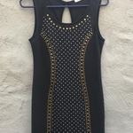 Arden B  Black Bedazzled Bodycon Dress Photo 0