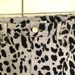 Good American Blue / Grey Animal Icon High Waist Straight Leg Jeans Size 12/31 Photo 6