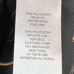 Elie Tahari Black Floral Button Up Shirt Size S Photo 4