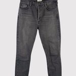 AGOLDE  Womens Jeans Gray Denim Nico High Rise Slim Button Fly Dark Wash Size 28 Photo 1