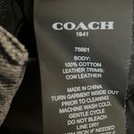 Coach : Black Denim Button Front Mini Skirt- pockets-100% cotton- 2 Photo 2