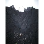 New Womens NWT Designer PF Paola Frani Top Sweater 8 Black Italy 44 Cashmere Sil Photo 9