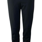 Mango MNG Women's Black High Waisted Split Zip Flare Trousers Dress Pants Size L Photo 0