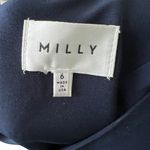 Milly Navy Italian Cady Nicole Dress Photo 4