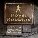 Royal Robbins  Full Zip Hooded Jacket Outdoor Breathable Hiking Black Large Photo 3