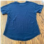 Saturday Sunday Anthropologie Top Womens Small Embroidered Tee Top Blue Casual Photo 2