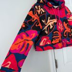 Farm Rio Printed Hooded Sweatshirt, Size S Photo 6