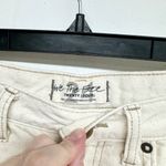 Free People Women's Cream Off White Ripped Caroline Cutoff Denim Shorts Sz 24 Photo 3