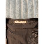 Rodebjer Shiny Bronze Wrap Midi Dress Sleeveless V Neck Pockets size M Black Size M Photo 2